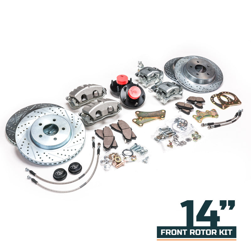 Pro Performance F/R Big Brake Kit - 88-98 GM 2WD Truck / SUV