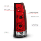 Anzo New Gen Clear/Red 88-98 LED Tail Lights