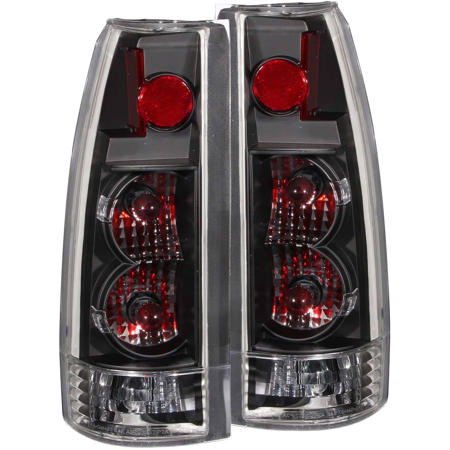 Anzo New Gen Clear/Black 88-98 LED Tail Lights