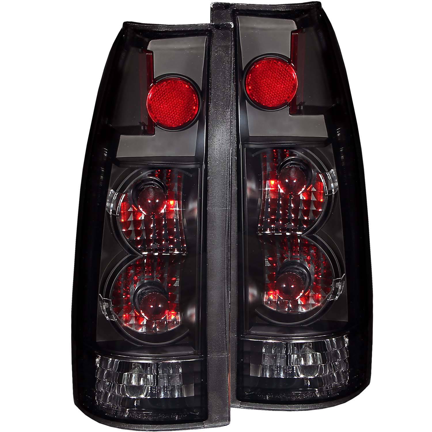 Anzo G2 Dark Smoke/Black 88-98 LED Tail Lights