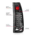 Anzo Clear/Black 88-98 LED Tail Lights