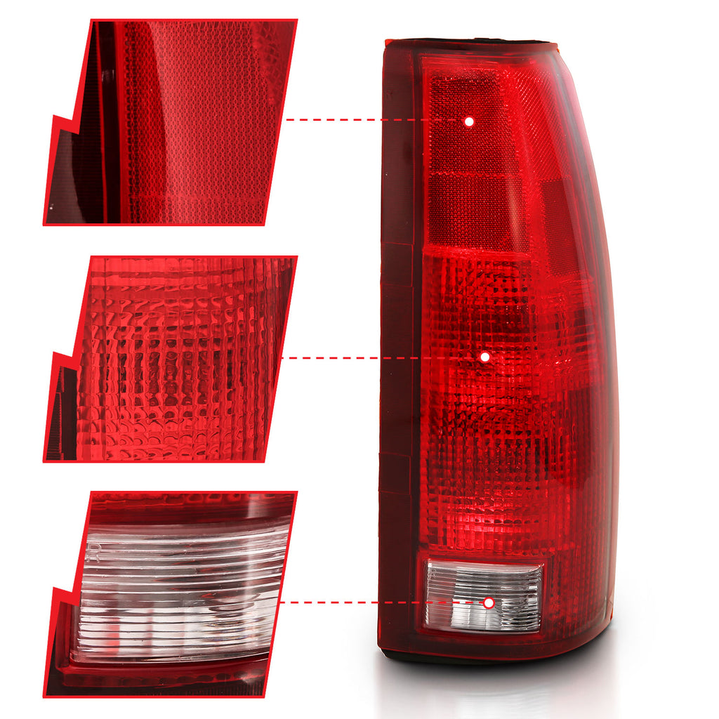 Anzo 88-98 OEM Style Tail Lights w/Bulb Board
