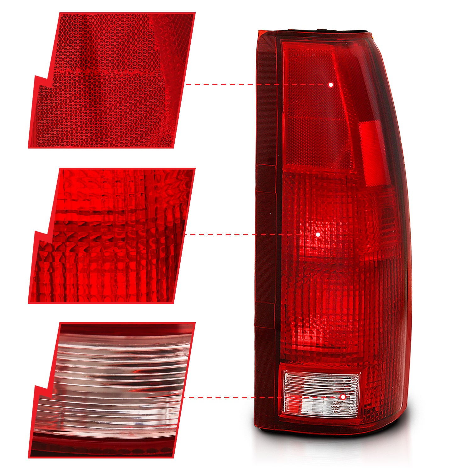 Anzo 88-98 OEM Style Tail Lights