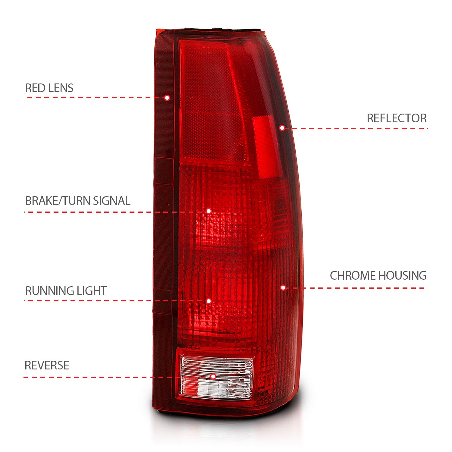 Anzo 88-98 OEM Style Tail Lights