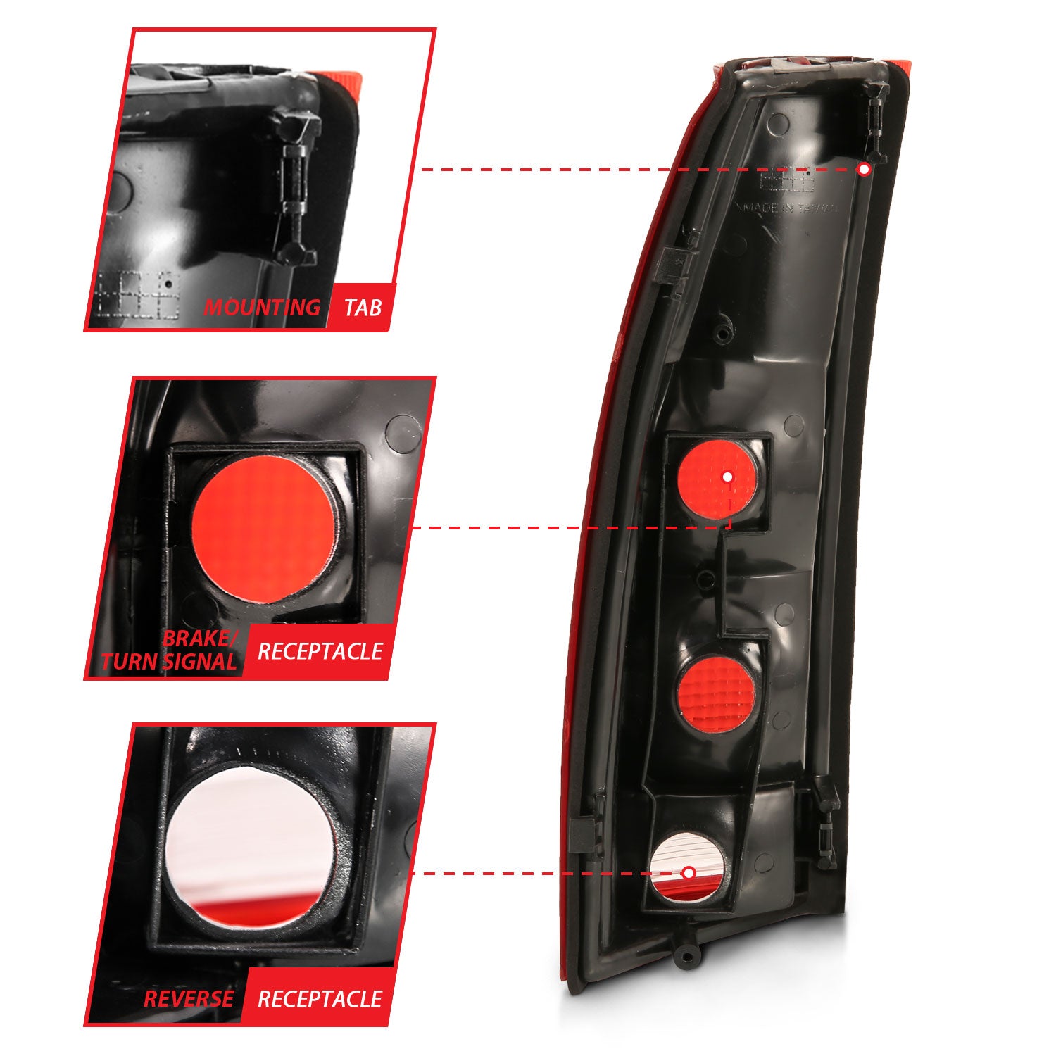 Anzo 88-98 OEM Style Tail Lights