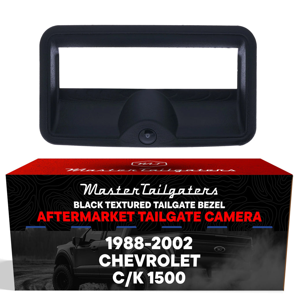 Chevrolet C/K 1500 (1988-2002) Black Replacement Tailgate Bezel with Backup Camera