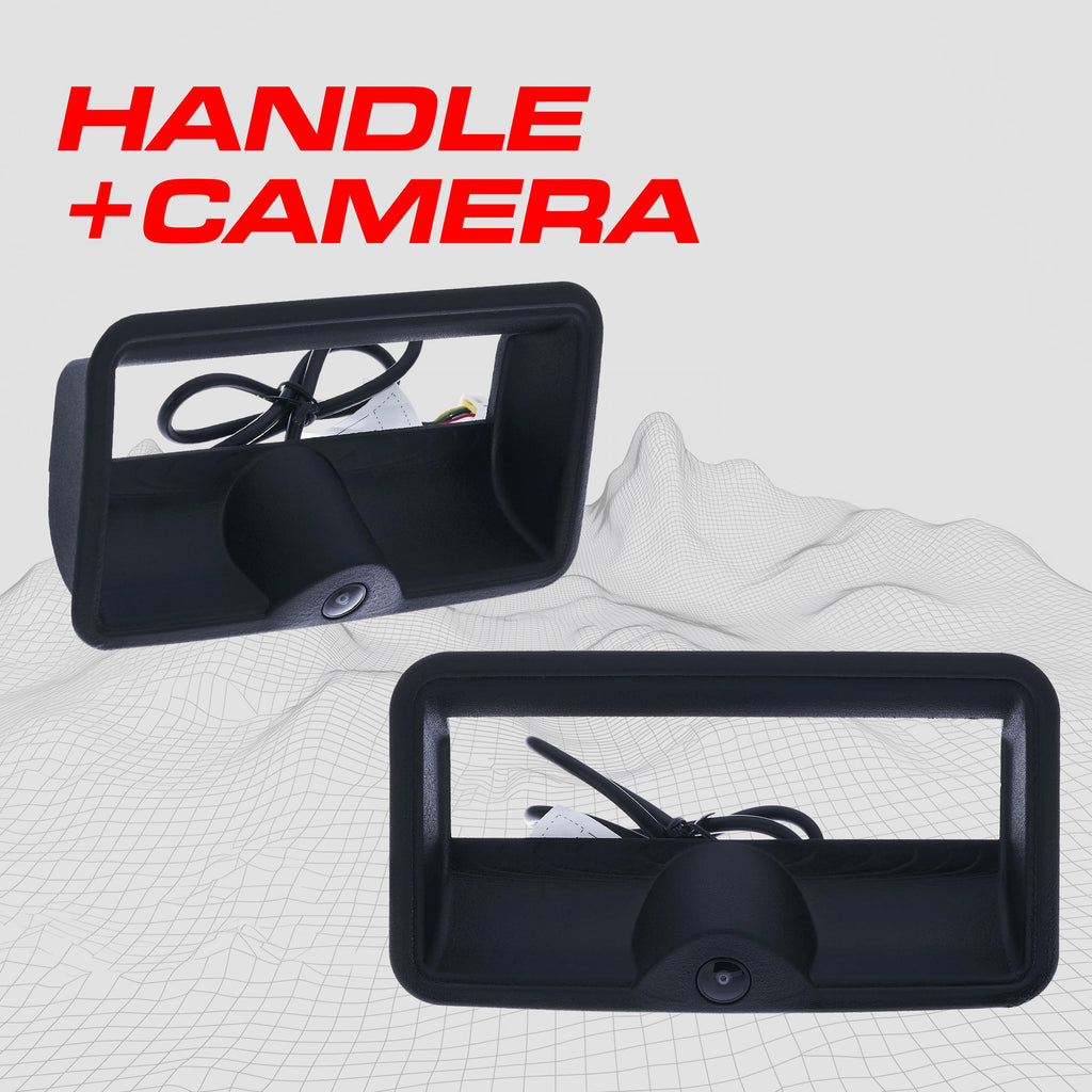 Chevrolet C/K 1500 (1988-2002) Black Replacement Tailgate Bezel with Backup Camera