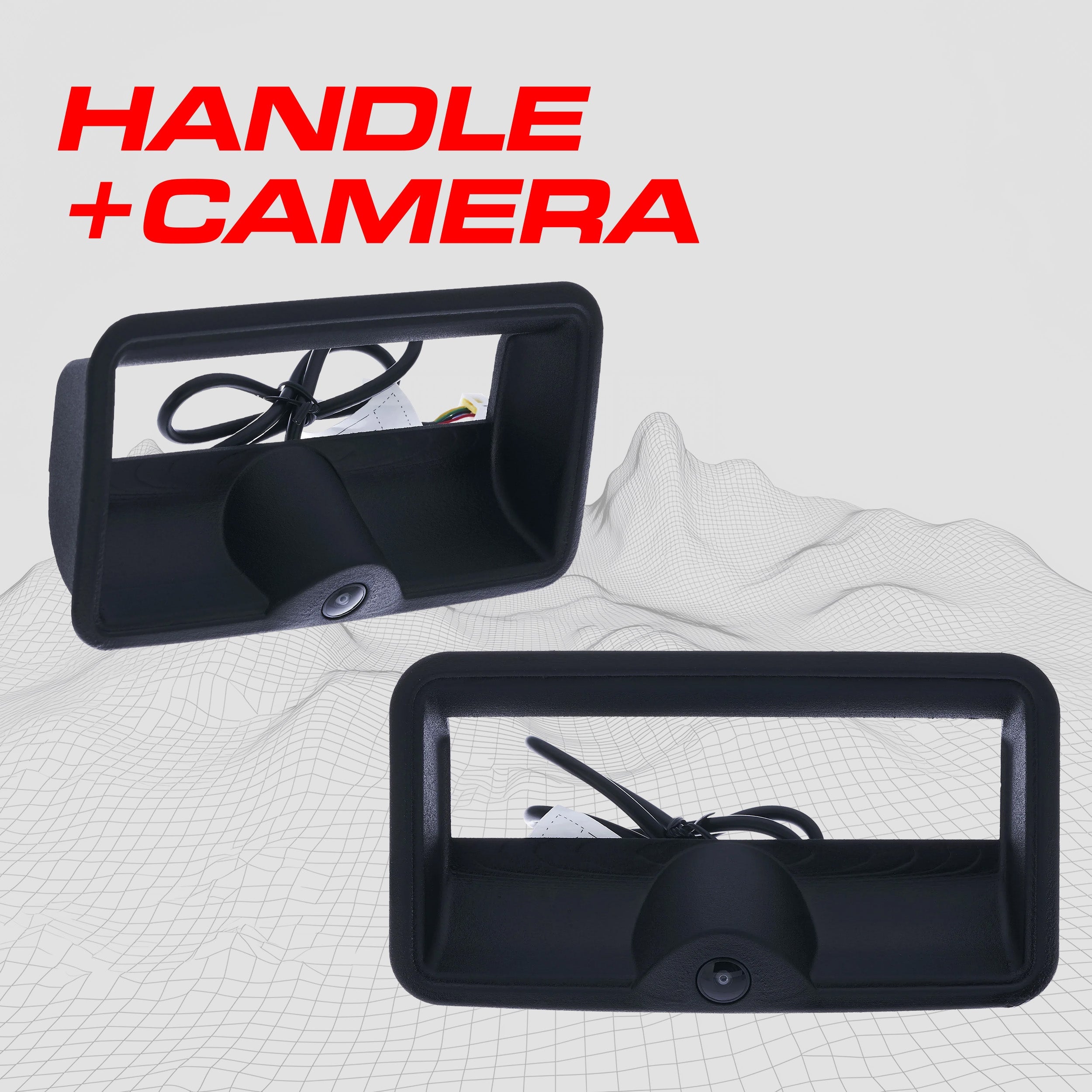 Chevrolet C/K 1500 (1988-2002) Black Replacement Tailgate Bezel with Backup Camera