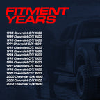 Chevrolet C/K 1500 (1988-2002) Black Replacement Tailgate Bezel with Backup Camera