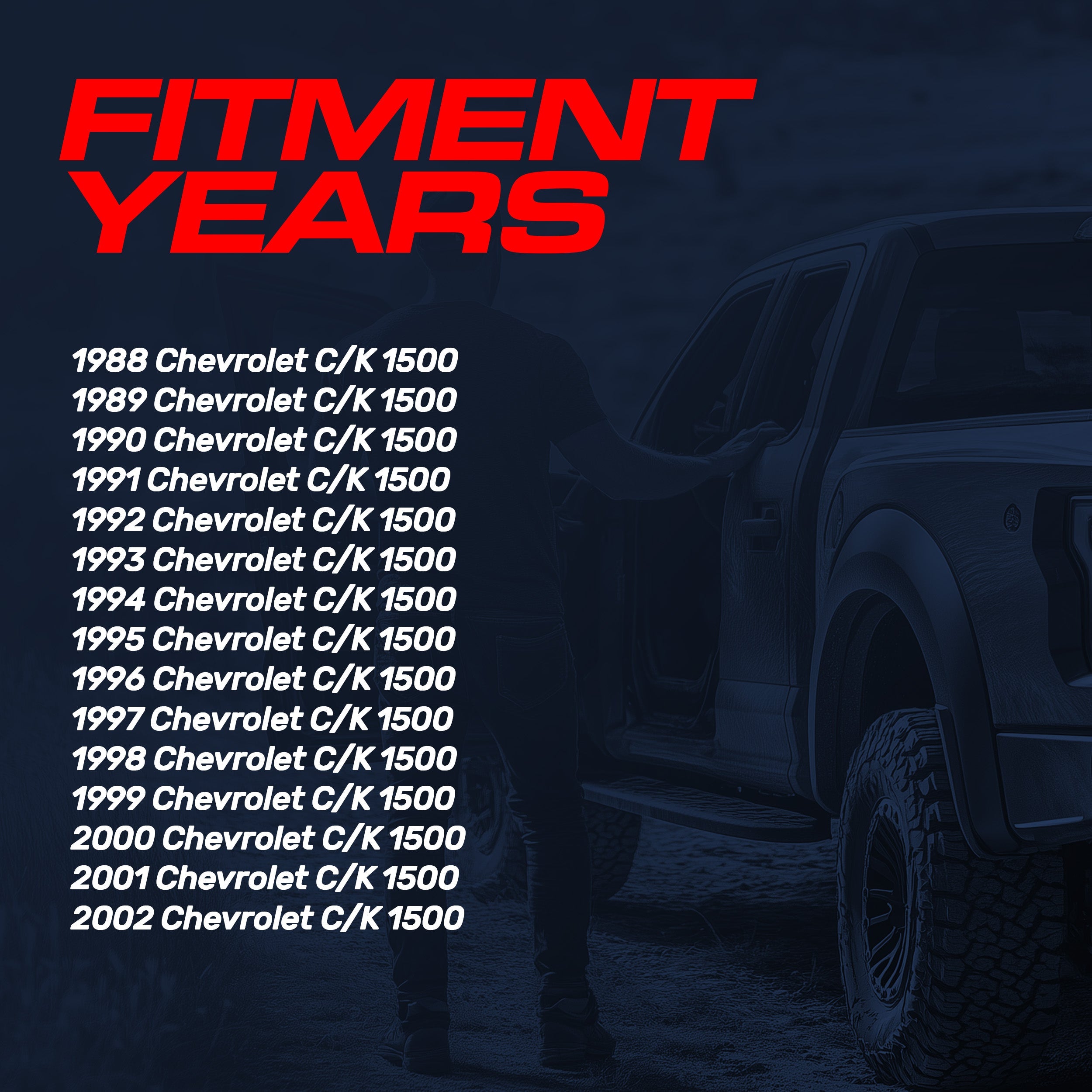 Chevrolet C/K 1500 (1988-2002) Black Replacement Tailgate Bezel with Backup Camera