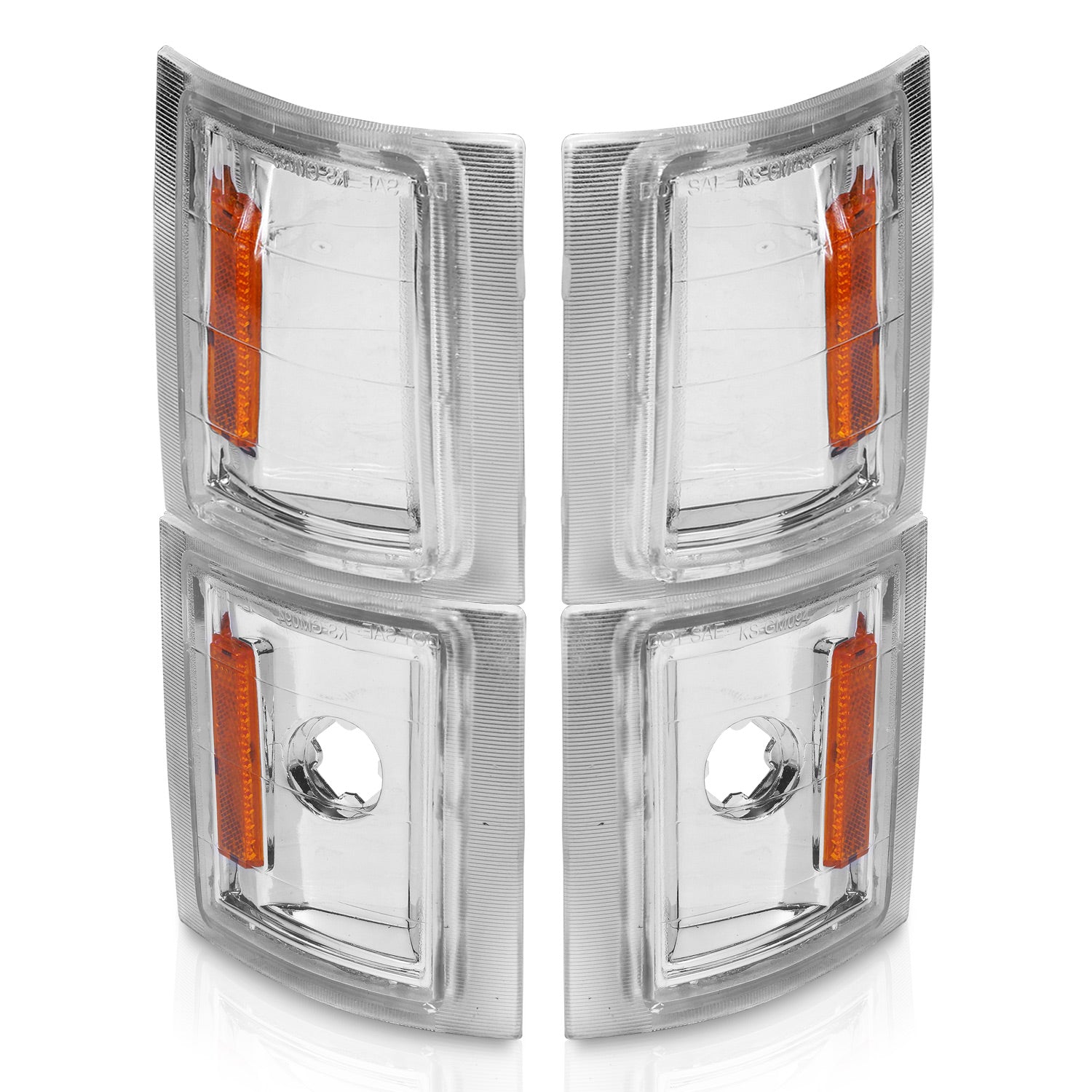 Anzo Chevrolet 95-00 Chrome Clear Corner Lights