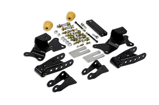 Belltech 4” Dually Rear Drop Shackle & Hanger Kit