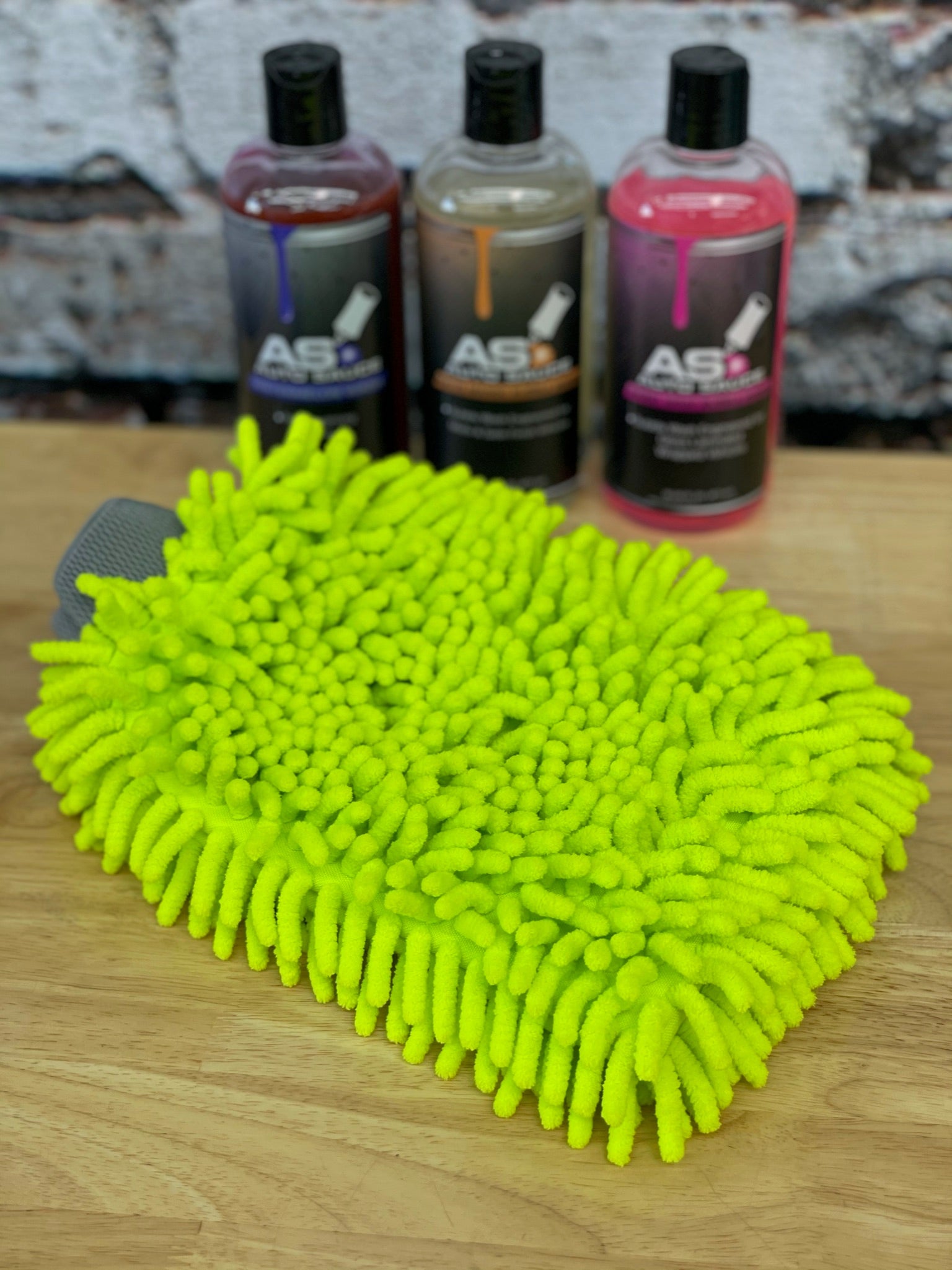 Lime Slice Wash Mitt