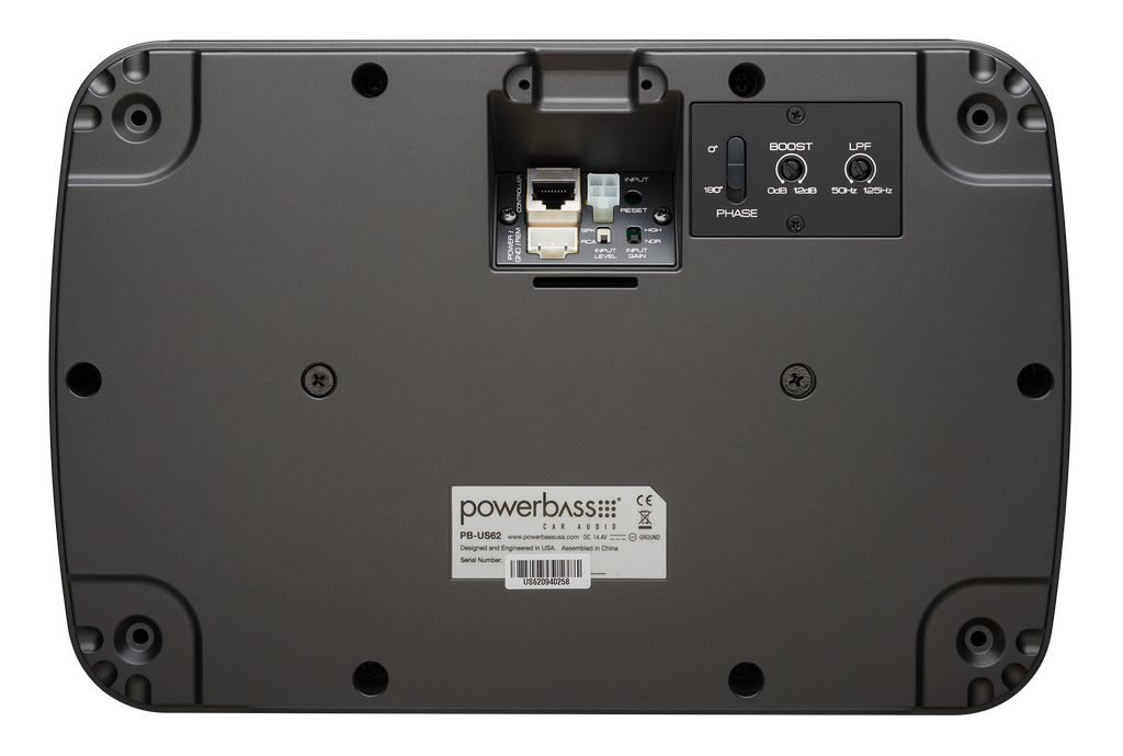 Powerbass Dual 6" PB-US62 Compact Amplified Subwoofer Enclosure