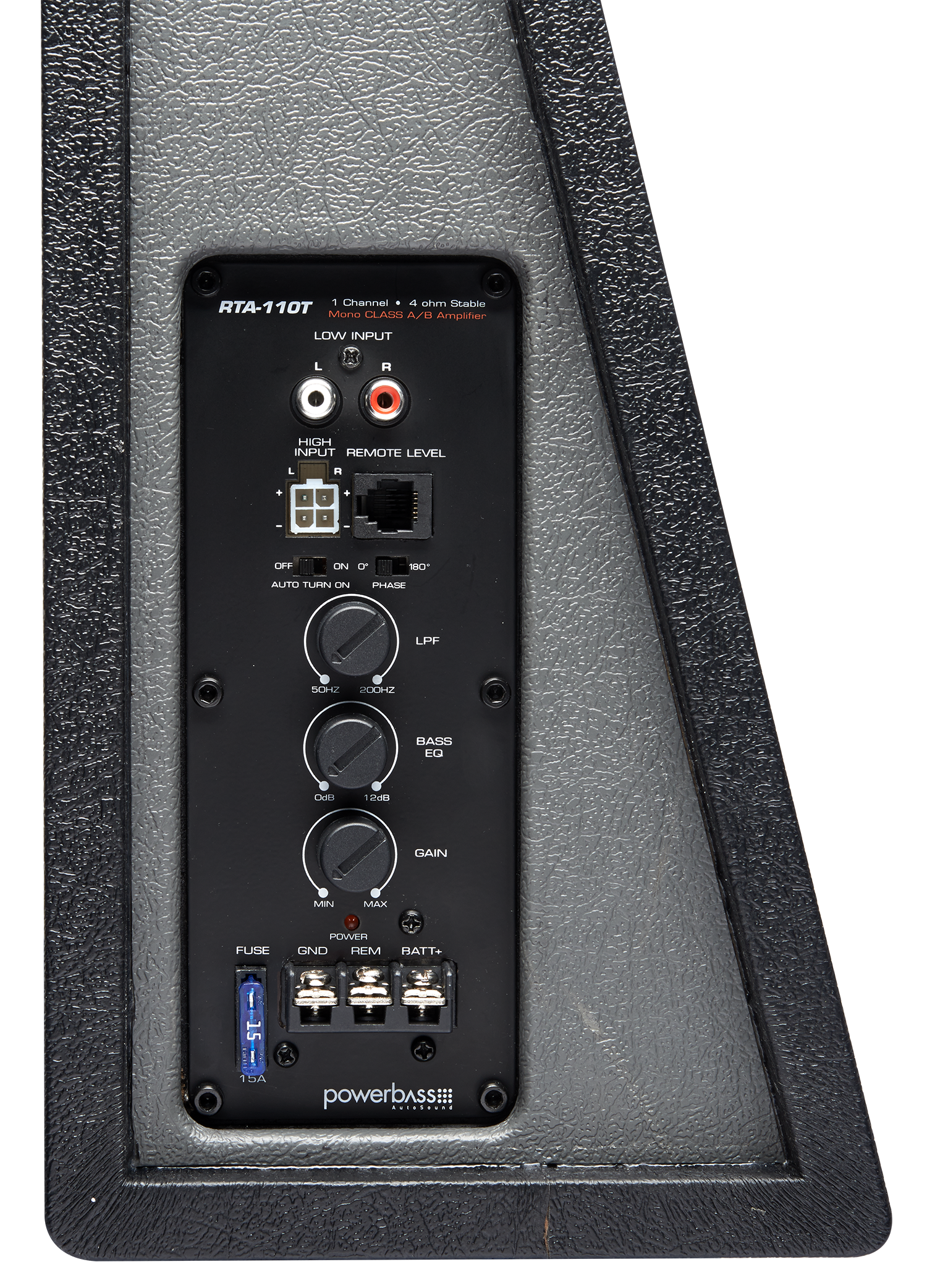 Powerbass 10" PS-WB101T Subwoofer Loaded Truck Box