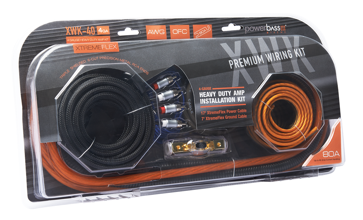 Powerbass AWK-40 4-Gauge Amp Wiring Kit