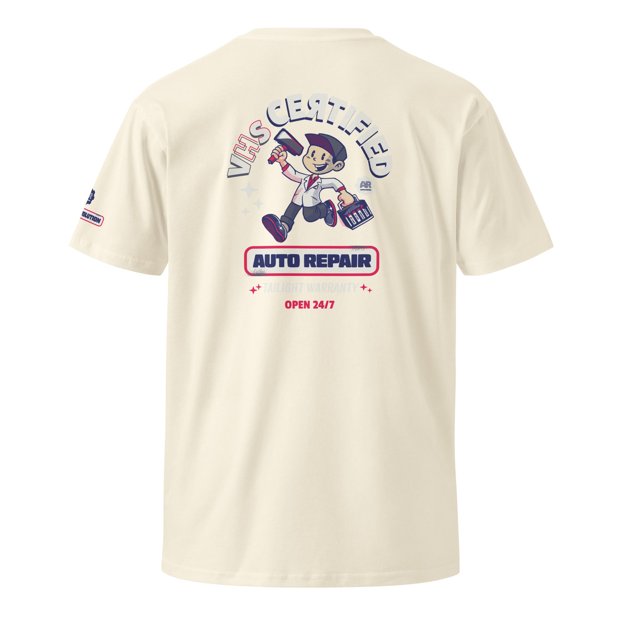 Artie's VHS Certified Mechanic Shop Shirt